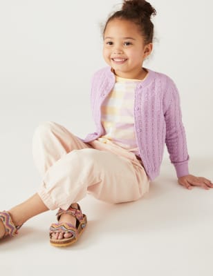 Pure Cotton Cardigan (2-8 Yrs)