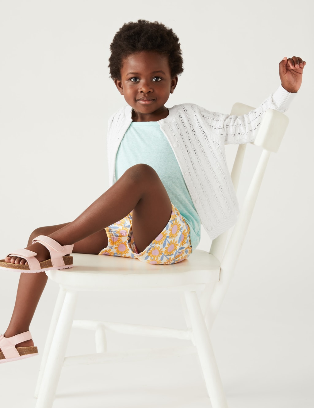 Pure Cotton Cardigan (2-8 Yrs) image 1