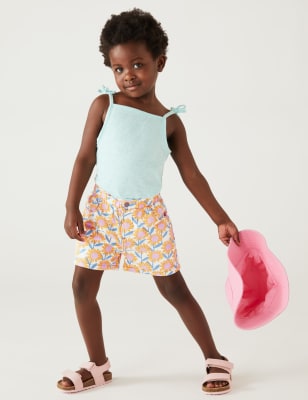 

Girls M&S Collection Pure Cotton Sunflower Shorts (2-8 Yrs) - Multi, Multi