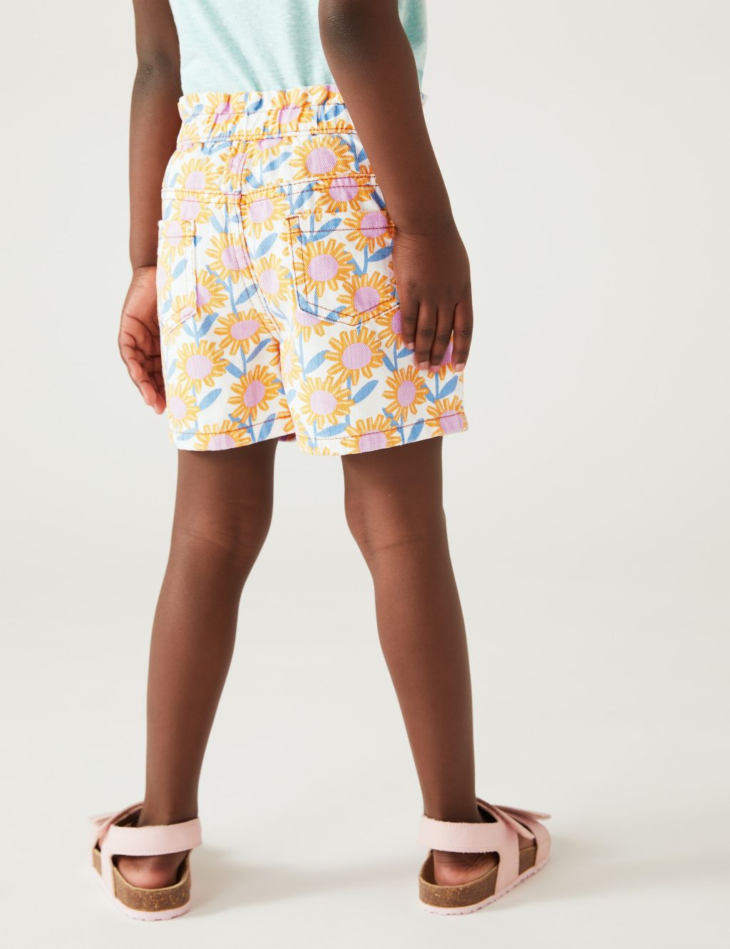 Pure Cotton Sunflower Shorts (2-8 Yrs) image 4