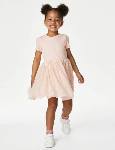 Tulle Glitter Dress (2-8 Yrs)