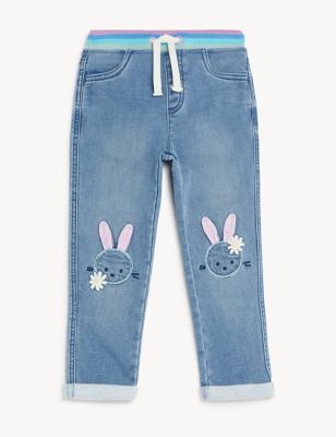 Regular Denim Bunny Jeans (2-8 Yrs)