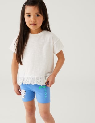 5pk Cotton Rich Patterned Shorts ((2-8 Yrs)