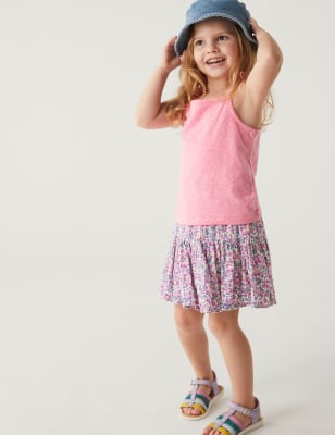 

Girls M&S Collection Floral Tiered Skort (2-8 Yrs) - Multi, Multi