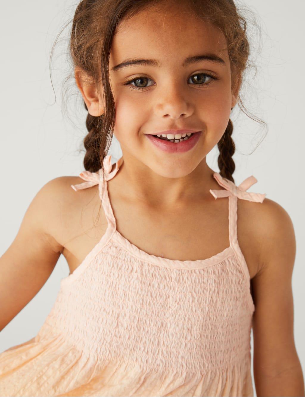 Pure Cotton Ombré Dress (2-8 Yrs) image 2