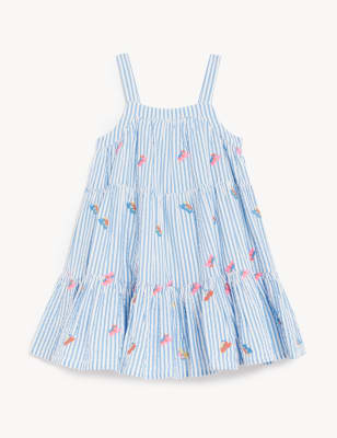 

Girls M&S Collection Pure Cotton Butterfly Dress (2 - 8 Yrs) - Multi, Multi