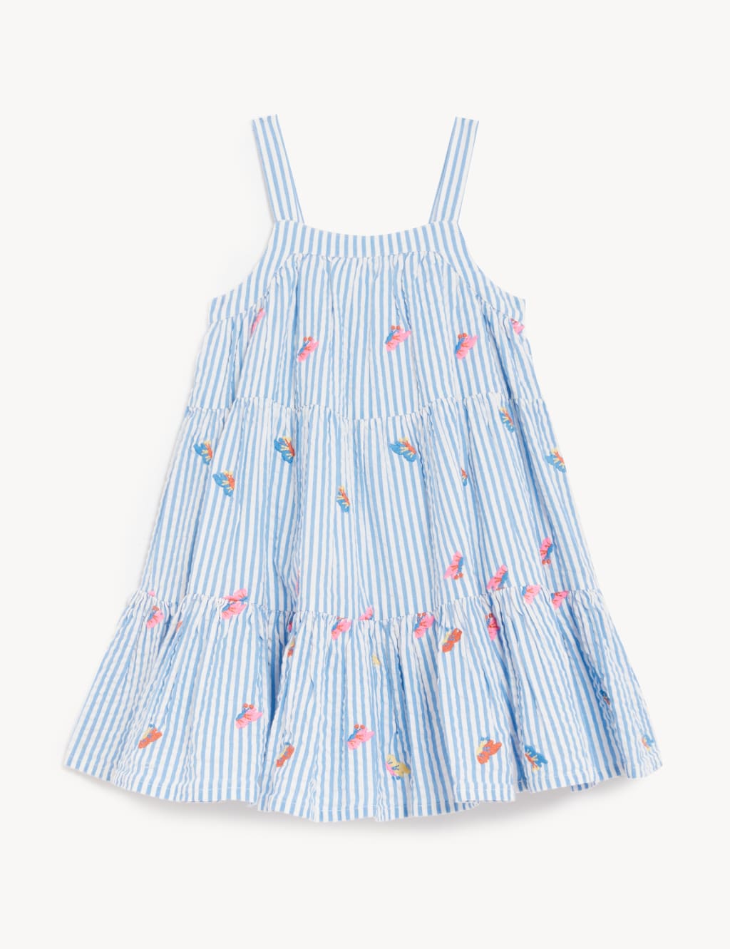Pure Cotton Butterfly Dress (2 - 8 Yrs) image 1