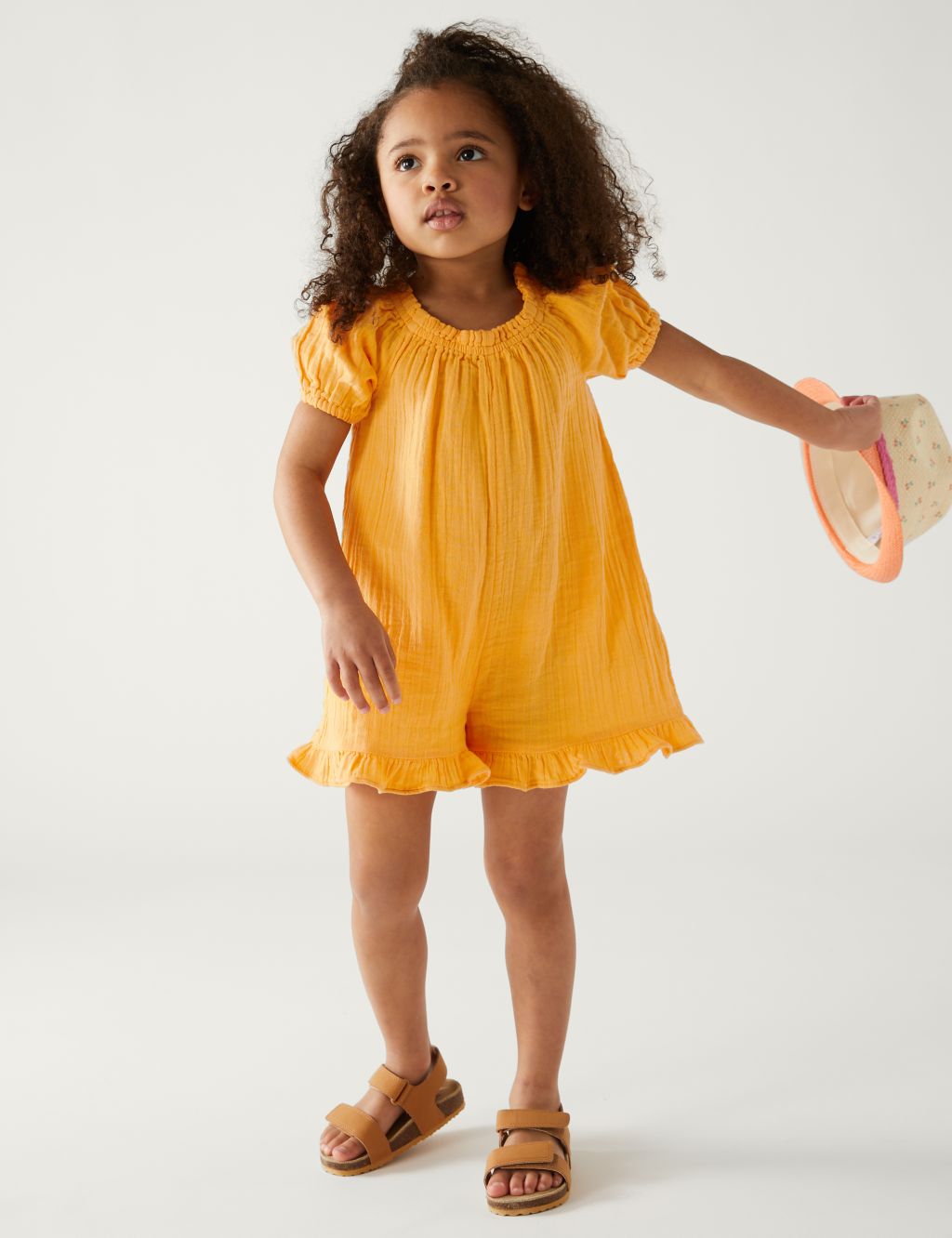 Pure Cotton Playsuit (2-8 Yrs) image 1