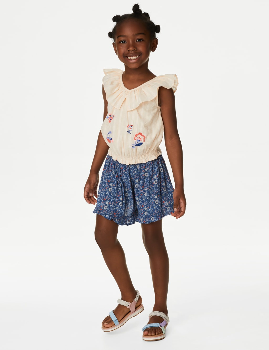 Ditsy Floral Shorts (2-8 Yrs) image 1