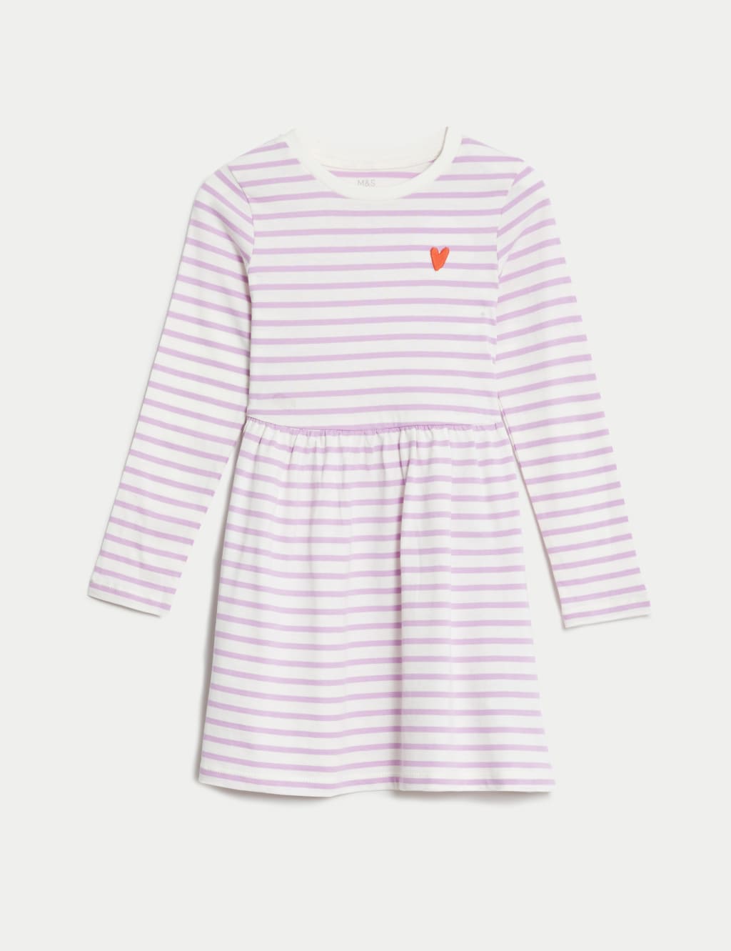Pure Cotton Striped Dress (2-8 Yrs) image 2