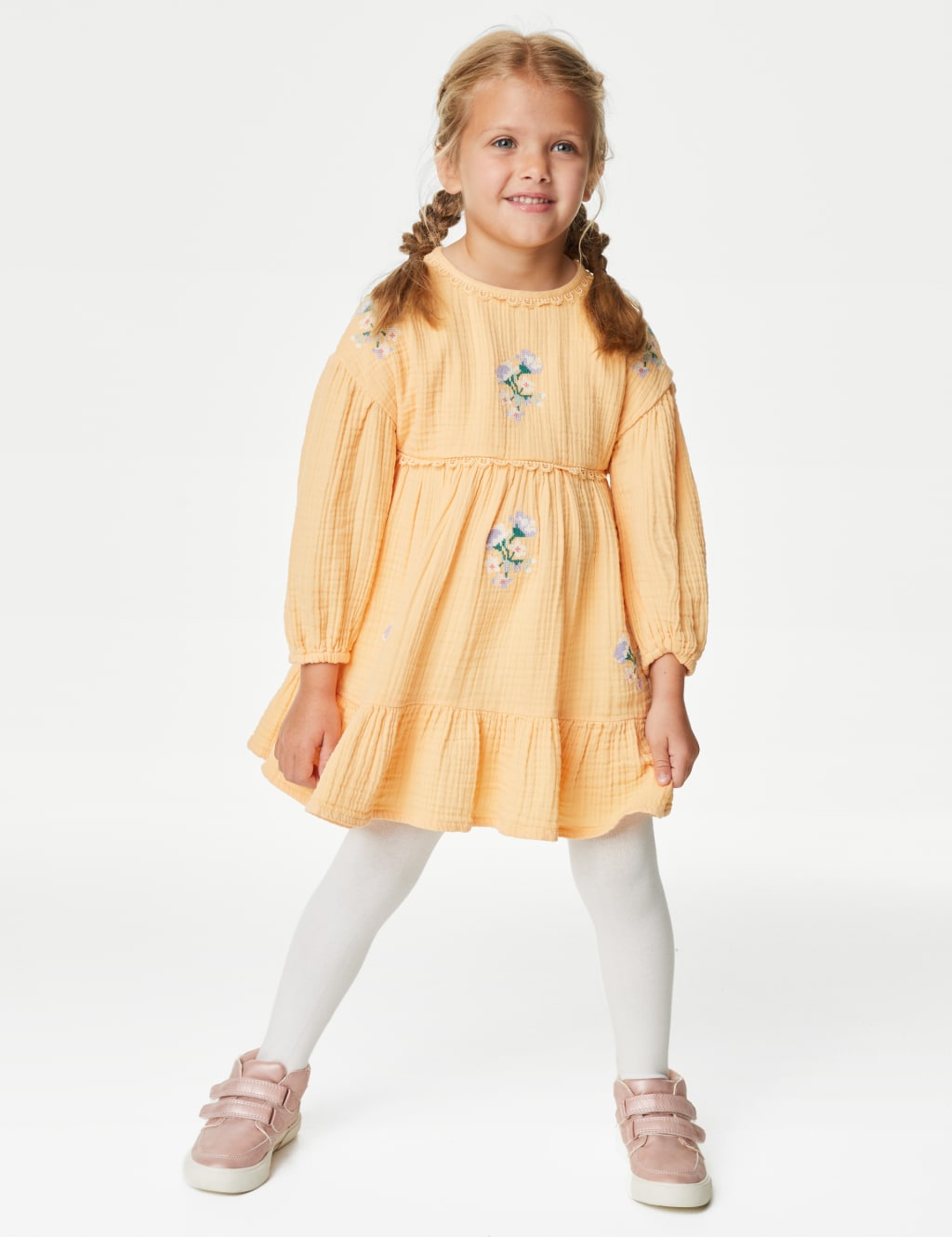 2pc Cotton Rich Floral Outfit (2-8 Yrs) image 1
