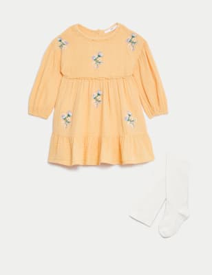 2pc Cotton Rich Floral Outfit (2-8 Yrs)