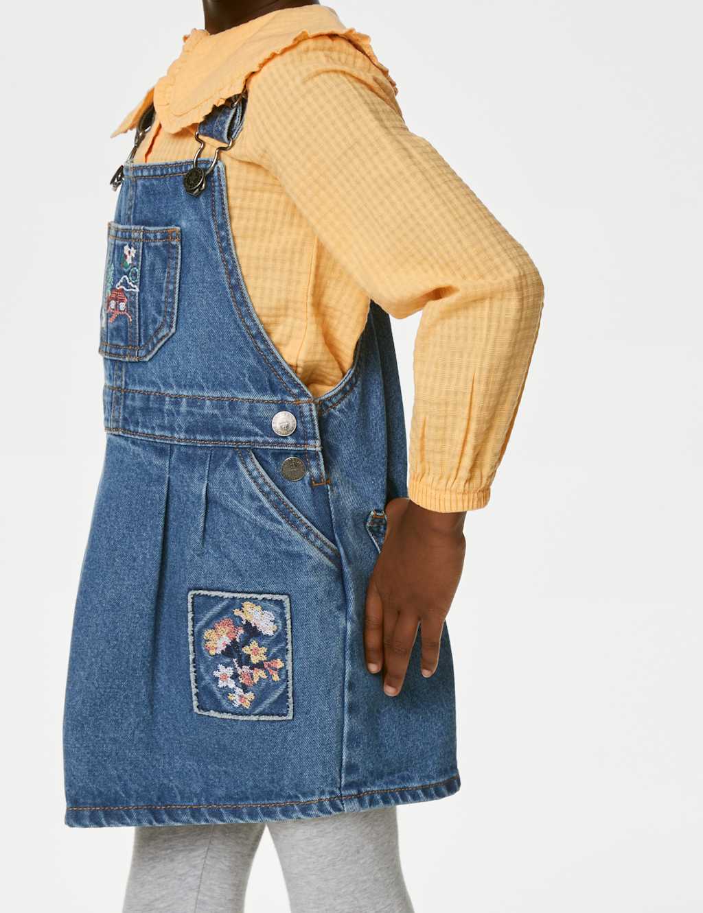 2pc Pure Cotton Squirrel Pinafore Outfit (2-8 Yrs) image 3