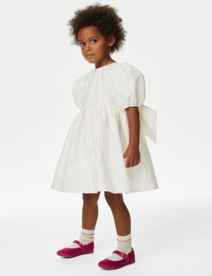 

Girls M&S Collection Floral Dress (2-8 Yrs) - Ivory, Ivory