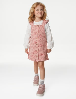 Ensemble 2&nbsp;pièces 100&nbsp;% coton à imprimé animaux de la forêt (du&nbsp;2 au 8&nbsp;ans)