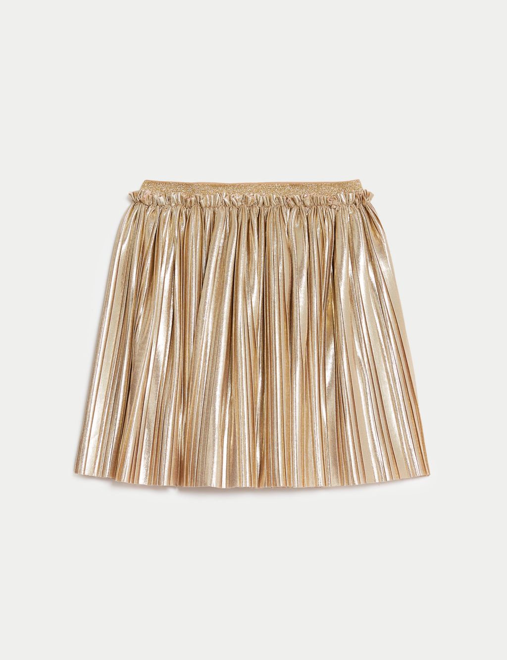 Plisse Metallic Skirt (2-8 Yrs) image 2