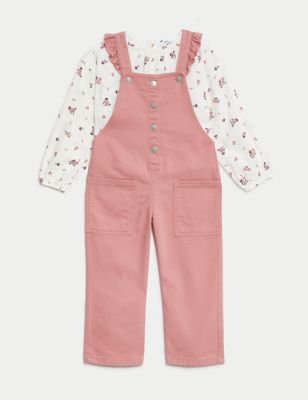 2pc Pure Cotton Floral Outfit (2-8 Yrs)