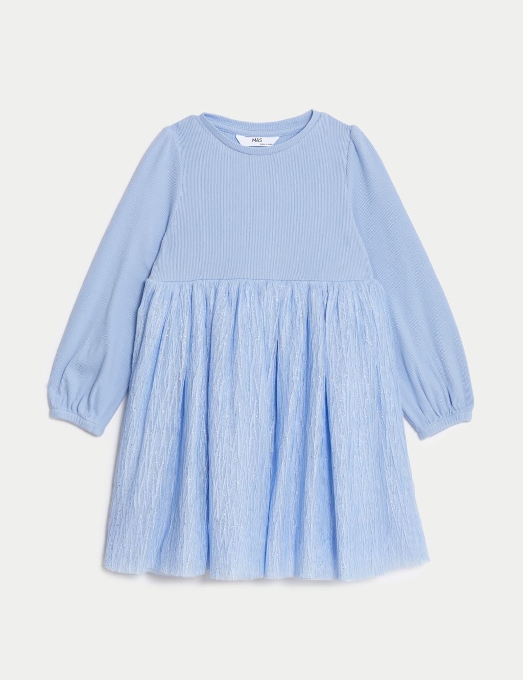 Cotton Rich Glitter Tulle Dress (2-8 Yrs) image 2