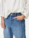 Jeans Mom denim con cintura elástica (2-8&nbsp;años)
