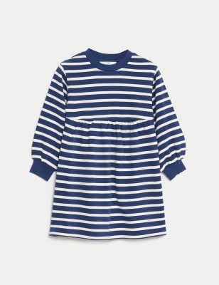 Cotton Rich Striped Dress (2-8 Yrs)