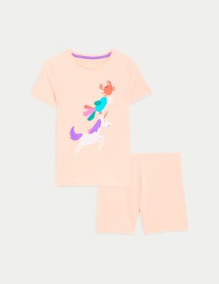 Cotton Rich Unicorn Top & Bottom Outfit (2-8 Yrs)