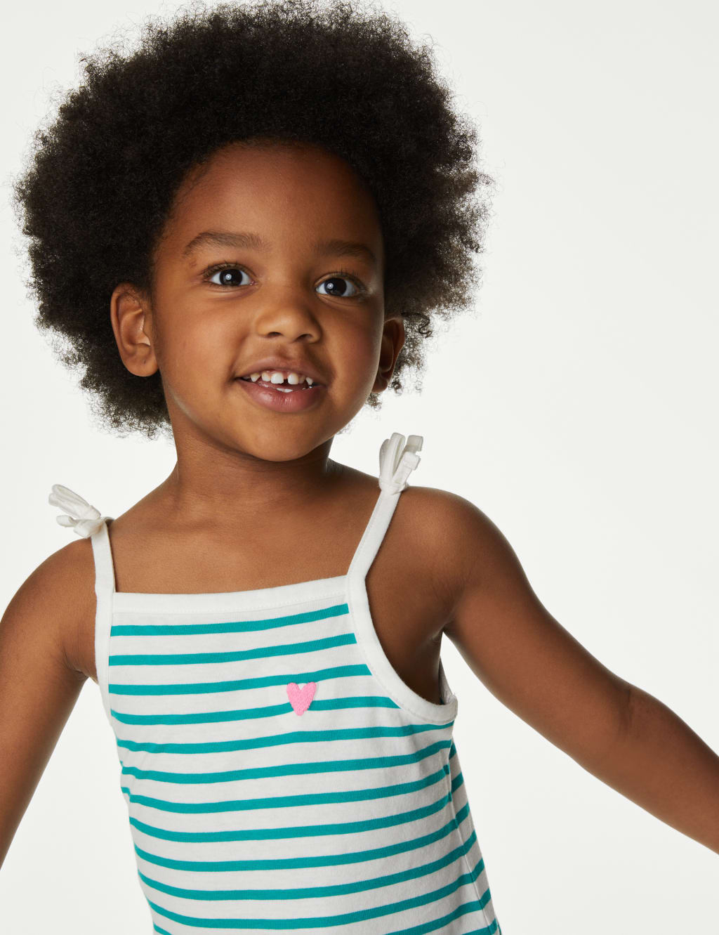 Cotton Rich Striped Top & Bottom Outfit (2-8 Yrs) image 2