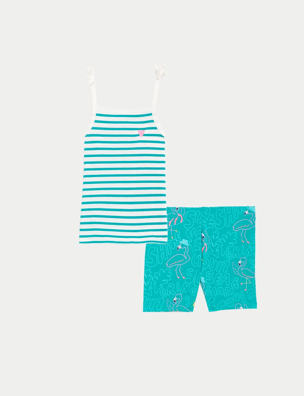 Cotton Rich Striped Top & Bottom Outfit (2-8 Yrs) image 2