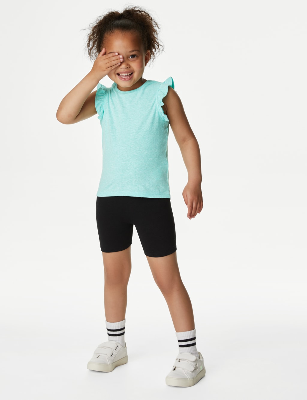Cotton Blend Top & Bottom Outfit (2-8 Yrs) image 1