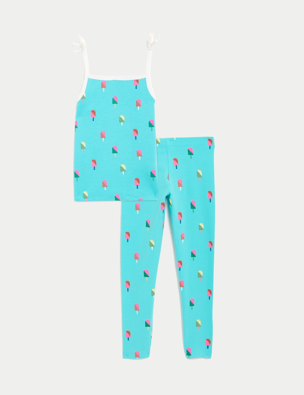Cotton Rich Printed Top & Bottom Outfit (2-8 Yrs) image 2