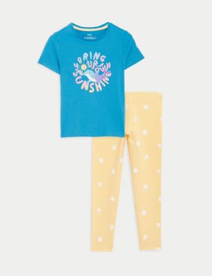 Cotton Rich Dolphin Top & Bottom Outfit (2-8 Yrs)