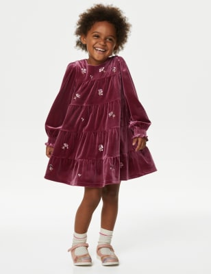 Girls velvet deals dress