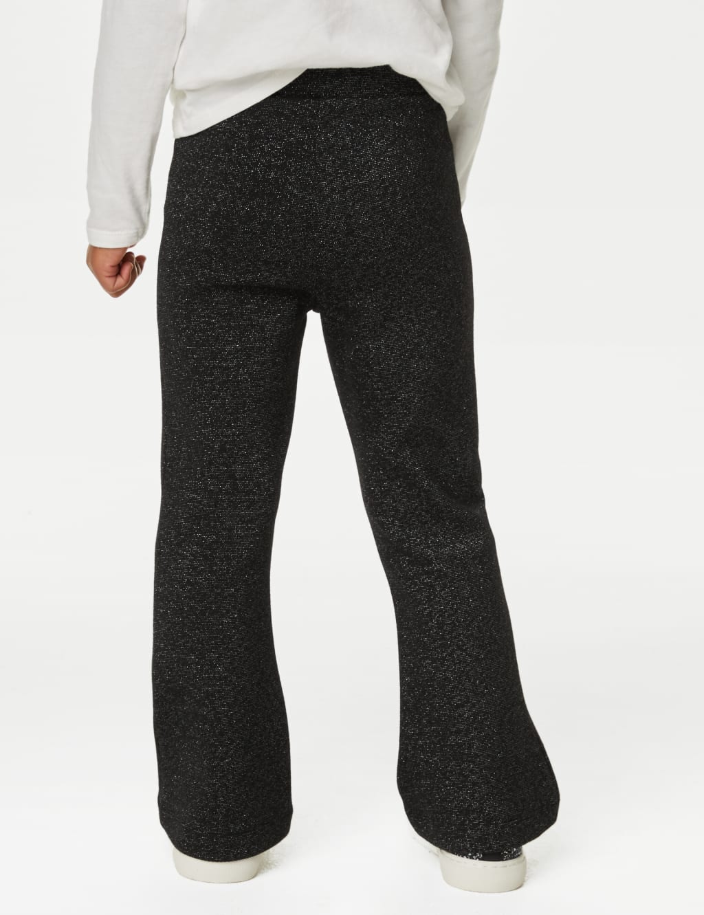 Glitter Flared Elasticated Waist Leggings (2-8 Yrs) image 4