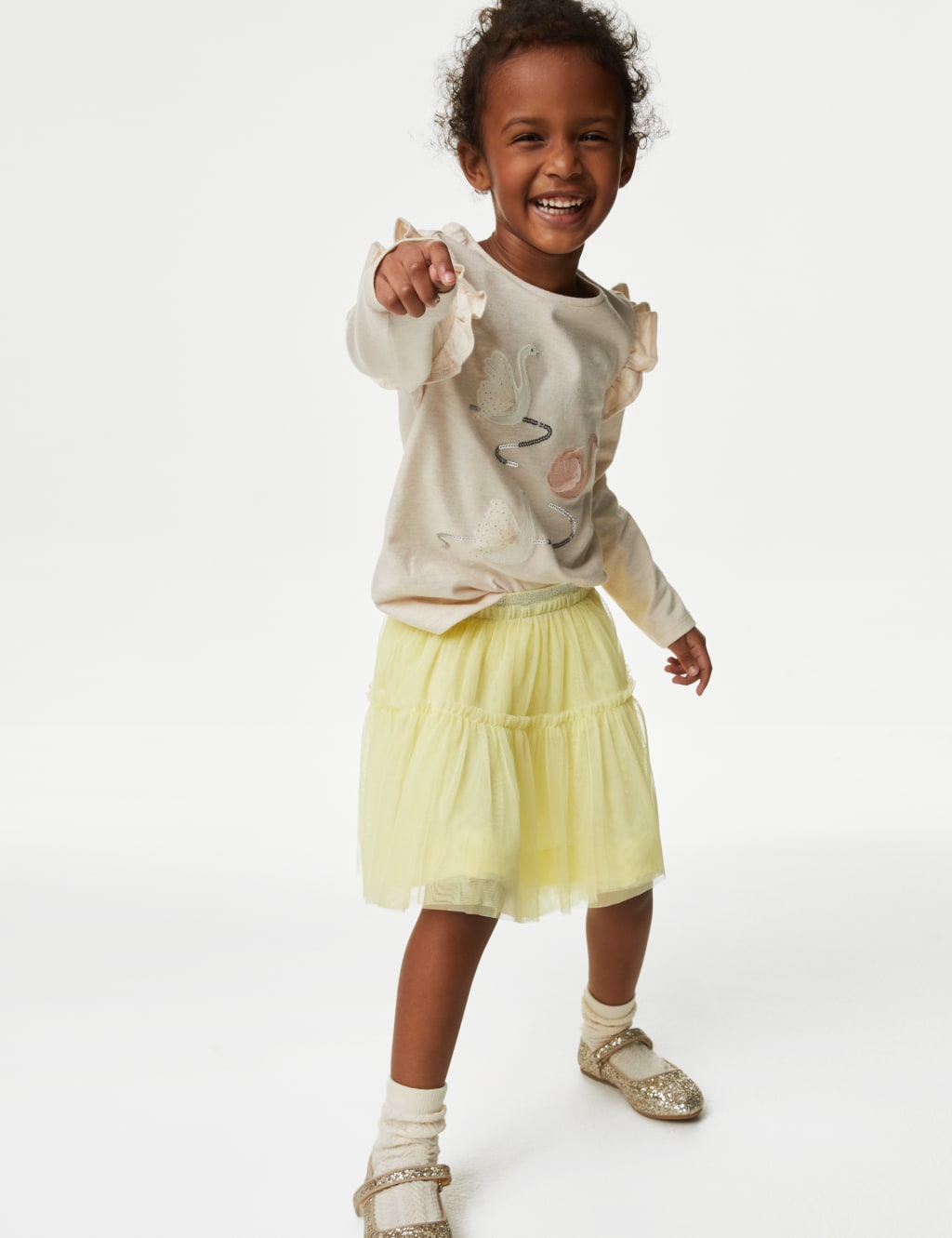 Girls Yellow Skirts M S