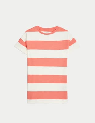 Pure Cotton Striped Dress (2-8 Yrs)