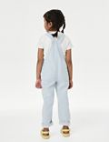 2pc Denim Striped Dungaree Outfit  (2-8 Years)