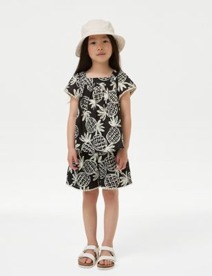 

Girls M&S Collection Pure Cotton Pineapple Top & Bottom Outfit (2-8 Yrs) - Charcoal, Charcoal
