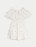 Pure Cotton Flower Print Dress (2-8 Yrs)