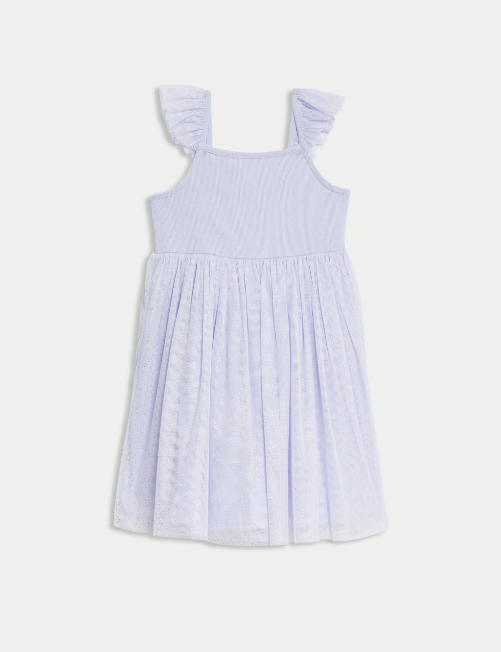 Cotton Blend Tulle Dress (2-8 Yrs)