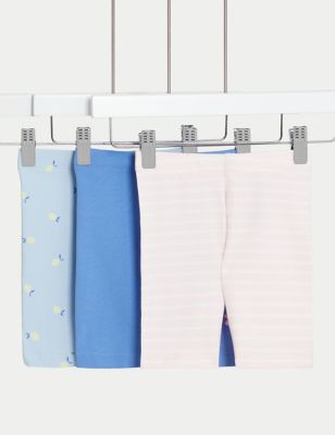 

Girls M&S Collection 3pk Lemon Cycling Shorts (2-8 Yrs) - Blue Mix, Blue Mix