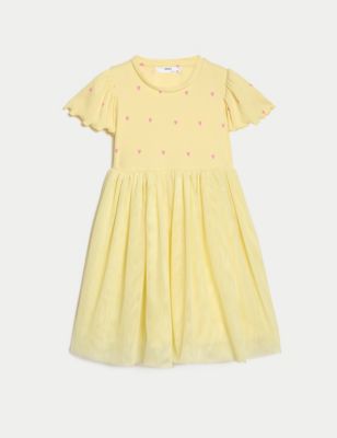 Cotton Rich Tulle Dress (2-8 Yrs)