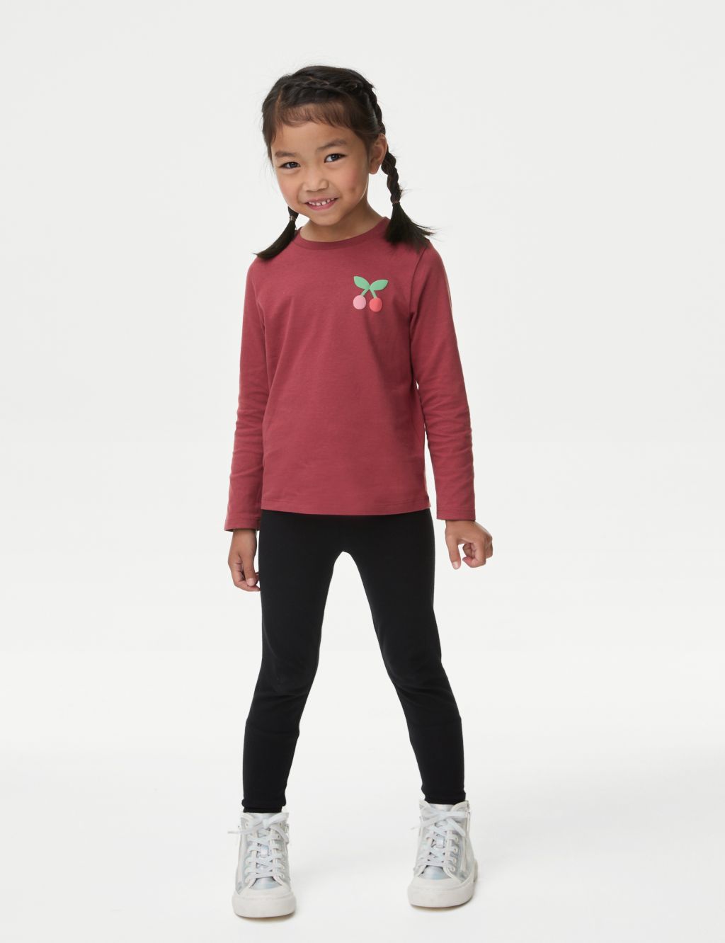 Pure Cotton Cherry Top (2-8 Yrs)