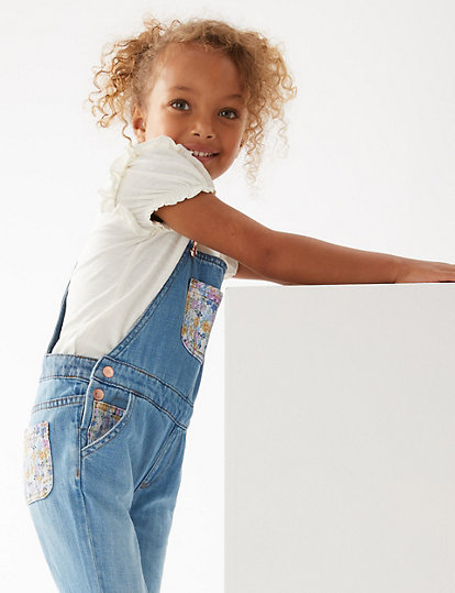 Cotton Rich Denim Dungaree Outfit (2-7 Yrs)