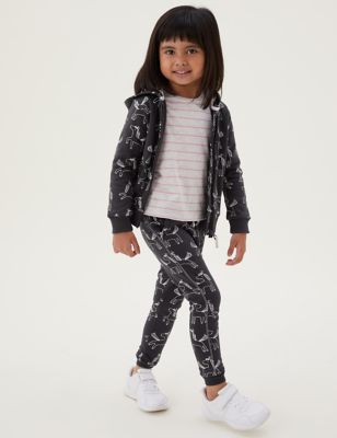 

Girls M&S Collection 2pc Cotton Rich Unicorn Print Outfit (2-7 Yrs) - Charcoal, Charcoal