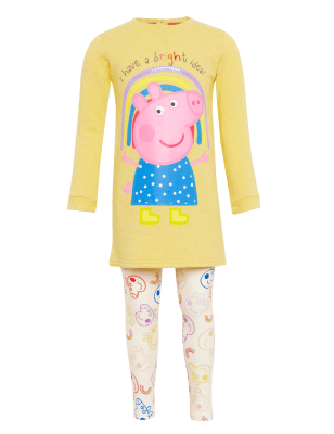 2 Piece Peppa Pig™ Tunic & Leggings Outfit | M&S