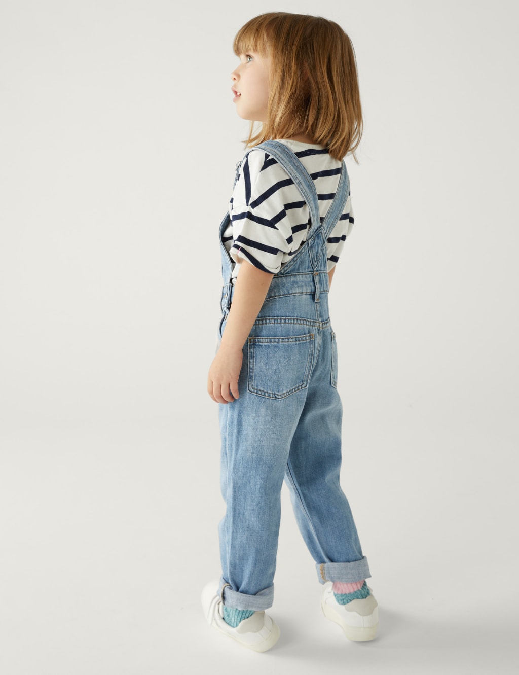 Denim Dungarees (2-8 Yrs) image 3