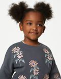2pc Cotton Rich Floral Top & Bottom Outfit (2-8 Yrs)