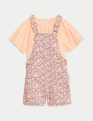 Cotton Rich Floral Outfit (2-8 Yrs)
