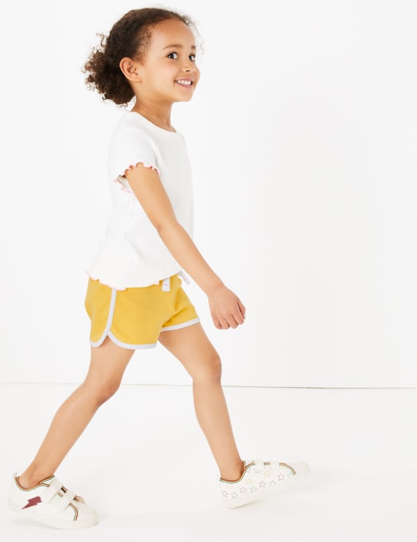 Cotton Plain Shorts (2-7 Yrs)