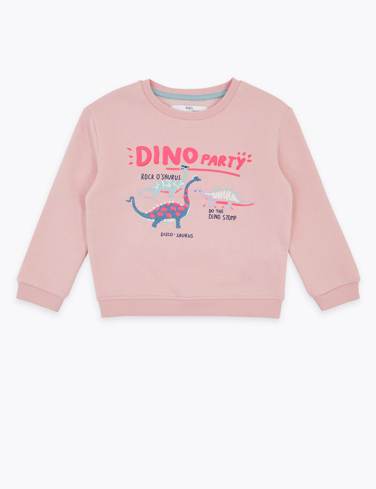 Cotton Dinosaur Print Sweatshirt (2-7 Yrs)