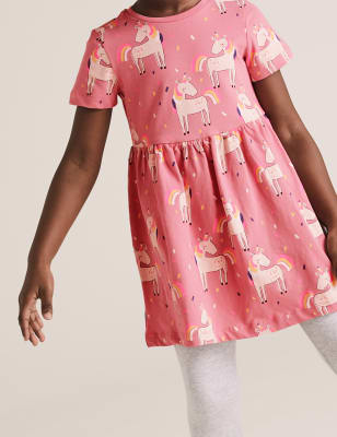 Unicorn 2025 print dress